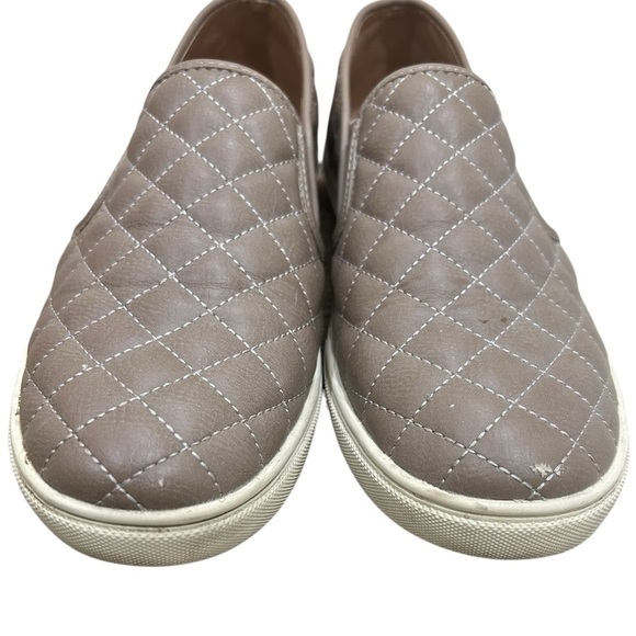 Steve Madden quilted slip on sneaker Ecentrcq taupe vegan leather size 11 - Picture 6 of 12